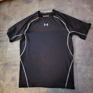 Nwot Under armour compression dri fit shirt xxl black/gray/white